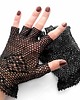 rękawiczki damskie Czarne koronkowe rękawiczki