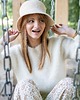 kapelusze damskie Kapelusz, bucket hat, natural, rafia, rozmiar 55-56