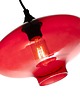lampy wiszące Lampa wisząca COLOR OF NATURE - czerwone szkło