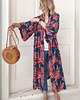 sukienki maxi damskie Kimono ZOE długie, rękaw dzwonek