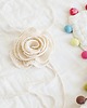 chokery Duży choker ecru