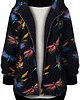 bluza z kapturem damska Bluza Long Back ważka