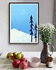 plakaty Narty w Tatrach - plakat 50x70 cm