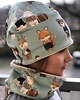 czapki dziecięce KOMPLET _ CZAPKA BEANIE +  KOMIN w misie