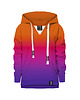 bluzy dla dziewczynki Bluza Dziewczynka DR.CROW Ombre Orange Purple