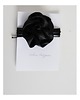 chokery Czarny choker z jedwabiu