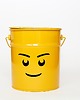 pojemniki na zabawki METALOWY KOSZ, DUŻE WIADERKO NA ZABAWKI  lego