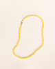 złote naszyjniki BURSZTYN pozłacane srebro / naszyjnik