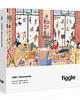 akcesoria różne FIGGLE Puzzle 1000 Zimowanie. Ilustracja: Marta Bazan