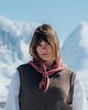 apaszki Apaszka Różana BIRUANG 100% etycznej wełny merino RWS