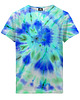t-shirty dla dziewczynki T-shirt Girl DR.CROW Tie Die Green