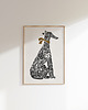 grafiki i ilustracje Grafika Sitting Dog I, siedzący pies