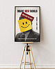 plakaty Plakat Kolaż - Nowy Wspaniały Świat - Aldous Huxley