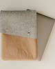 etui na laptopa Marmollada - etui filcowe MACBOOK air 13,3-13,6" szary + B