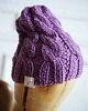 czapki damskie Czapka Big Snow  Violet