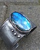 bransoletki wire wrapping Niebiesko - bransoletka regulowana