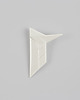broszki Broszka Porcelanowa Origami Zimorodek Biała