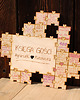 księgi gości i albumy ślubne Księga gości - puzzle, drewniana układanka