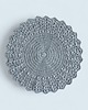 obrusy i serwetki Okrągła serwetka handmade ze sznurka bawełnianego