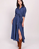 sukienki maxi damskie Długa sukienka -  SUK173 jeans