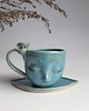 filiżanki Filiżanka ceramiczna  z twarzą  Morska 200ml
