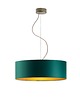 lampy wiszące Duża lampa wisząca do salonu w stylu urban jungle HAJFA GOLD fi - 50 cm