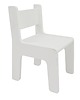 meble do pokoju dziecka Krzesełko dziecięce białe drewniane