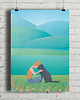 plakaty Plakat - Nad górskim stawem