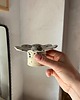 pojemniki na biżuterię Ceramiczna Miseczka Kwiat na Biżuterię Handmade Miseczka w Kobaltowe Ciapki