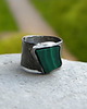 pierścionki - różne Roman Ancient Ring ;)  malachit