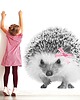 naklejki ścienne do pokoju dziecka Jeżyk z kokardką - Naklejka Na Ścianę