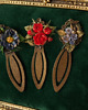 zakładki do książek Zakładka do książki handmade kwiaty znacznik do książek metal