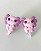 kolczyki z masy plastycznej Kolczyki Aksolotl