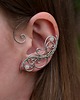 nausznice Nausznica zausznica kamień księżycowy wire wrapping