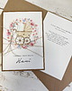 kartki scrapbooking Ręcznie robiona kartka na narodziny dziecka - kartka gratulacyjna z okazji na