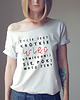 t-shirt damskie Uśmiechnij się Oversize Szary