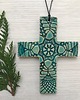 dodatki - różne Koronkowy krzyż ceramiczny