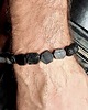 biżuteria męska Bransoleta Męska Czarna S  Amulet