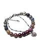 bransoletki z kamieni naturalnych SAPPHIRE AND RUBY MIX vol. 3  - bransoletka