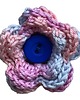 ubranka dla zwierząt Szydełkowy Kwiat - ozdoba na obrożę dla psa , kota