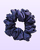 gumki do włosów Scrunchie MIDI granatowo-różowa