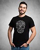 t-shirty męskie Koszulka organiczna z nadrukiem Bike skull