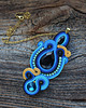 wisiory Etniczny wisior soutache