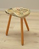 stołki Taboret trójnóg, duński design, lata 50, designer: Arne Hovmand-Olsen