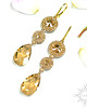 kolczyki swarovski Golden Shadow II,kolczyki z kryształami Swarovski