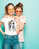 t-shirt damskie Koszulka organiczna z nadrukiem Girl