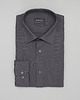koszule męskie Koszula męska licodia 00459 długi rękaw szary classic fit