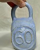 kubki Kubek kettlebell niebieski  - 60 kg