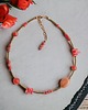 chokery Naszyjnik ORANGE : choker : summer collection : POMARAŃCZOWY NASZYJNIK
