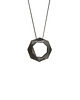 wisiory LABEL maxi / black silver necklace